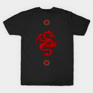 Awesome red chinese dragon T-Shirt